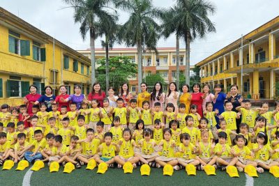 TRƯỜNG MẦM NON HẢI PHƯƠNG TỔ CHỨC  CHO CÁC BÉ MẦM NON 5 TUỔI ĐI THAM QUAN TRẢI NGHIỆM TRƯỜNG TIỂU HỌC HẢI PHƯƠNG VÀ BẢO TÀNG XÃ HẢI HẬU