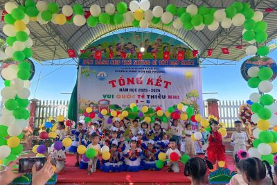 TỔNG KẾT NĂM HỌC 2025 – 2026 – CHIA TAY CÁC CON HỌC SINH NĂM TUỔI VÀ VUI TẾT THIẾU NHI 1/6